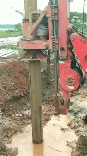 Rotary Drilling Machine, bored pile #shorts