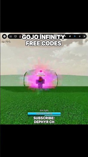 (FREE USE) GOJO INFINITY IN JJS SKILL BUILDER 🔥 SO TUFF BOII