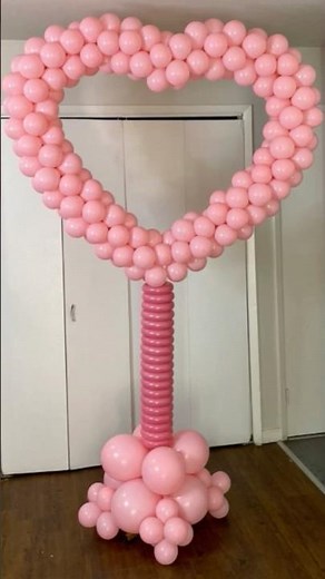 Heart #balloon #diy #balloondecoration