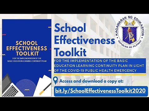SCHOOL EFFECTIVENESS TOOLKIT [For the Implementation of Basic Education Learning Continuity Plan]