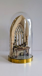 8.2K views · 2.9K reactions | To create this miniature scene, I used a foam called Sculpture Block, and sculpted it to create the Arch above the window. You can find tutorials and step by step guides on my Patreon. #miniatureartist #miniworld #miniart #miniaturescene | Tamar Cohen Miniatureit | Facebook