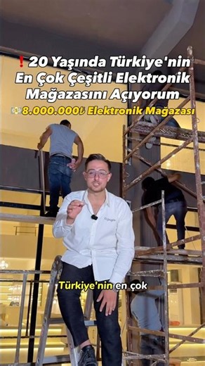 I'm Opening Turkey's Most Diverse Electronics Store at 20#electronics #entrepreneurship