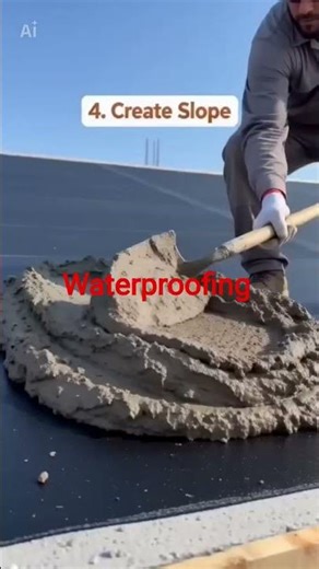 Waterproofing procedure #constructionwork #house #construction#civilengineering