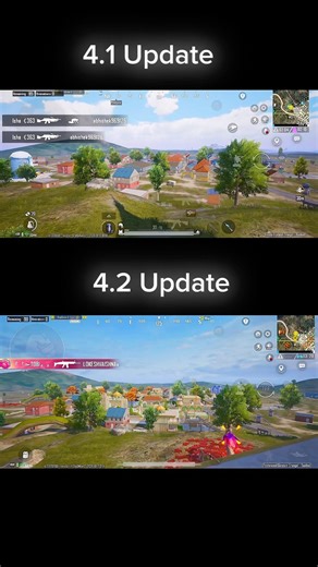 Pochinki 4.1 Update Vs 4.2 Update Comparison