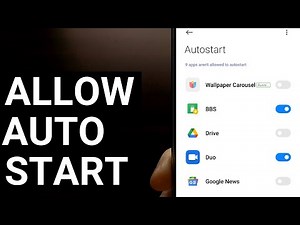MIUI 101 | How to Allow an App to Autostart on Boot