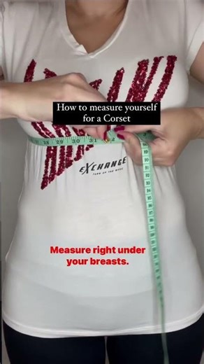 How to measure for a corset #measurement #corset #corsets #sizing #glamorouscorset #shortvideo