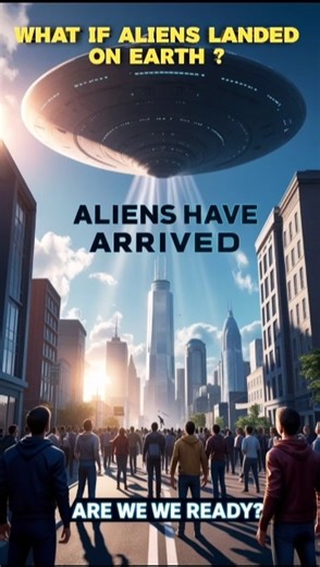 Aliens Land on Earth: The Day Humanity Changes Forever #shorts