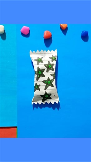 Chocolate gift packing tutorial || Paper candy wrapping idea💡#artandcraft #papercraft #youtubeshorts