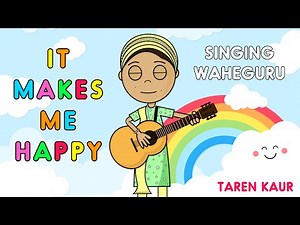 It Makes Me Happy Singing Waheguru! - Animation Song - Taren Kaur | Sikh Cartoon | Nursery Rhyme