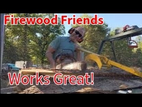 DIY Firewood Processor That Actually Works and a Friend Lends a Hand