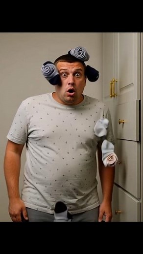 The Moment the Drawer Attacks! Hilarious Sock Surprise🧦😂#funny #socks#surprise#reaction#prank #skit