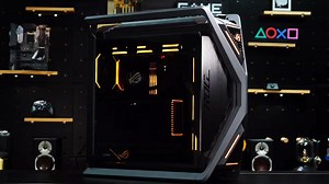 ROG Hyperion GR701 ROG Hyperion GR701 E-ATX computer case, 420 mm dual radiator support, four 140 mm fans, metal GPU holder, component storage, ARGB fan hub, 60W fast charging. https://rog.asus.com/cases/rog-hyperion-gr701-model/ | ASUS Republic of Gamers