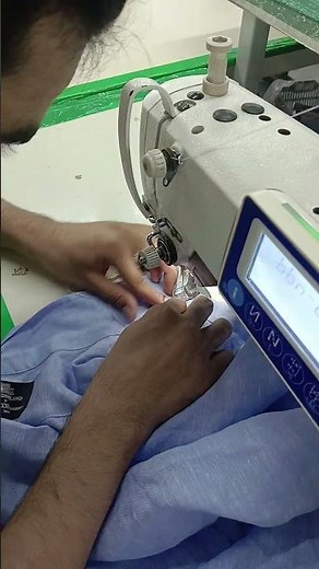 Collar finish with edge stitch one shot opertion target 80pic in one hour stitch world