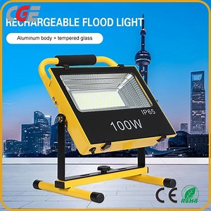 [Hot Item] Rechargeable Portable LED Flood Light 100W LED Working Flood Light