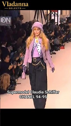23-Year-Old Claudia Schiffer at CHANEL Karl Lagerfeld • Paris 1994