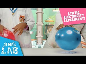 Static Electricity Balloon Experiment | Science Experiment For Kids | Sema's Lab