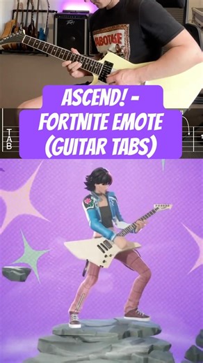 Ascend! - Fortnite Emote (Guitar Cover with TABS)