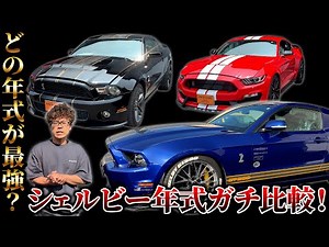 アメ車の頂点対決！シェルビーGT350とGT500をガチ比較！