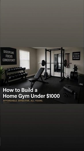 How To Build an EPIC Home Gym Under $1000 💪 (Complete Budget Setup)