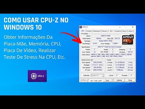 Como Usar O CPU-Z No Windows 10 ( Tutorial Completo E Atualizado 2021 )