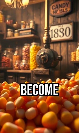 Candy corn the candy you love—or hate—has a unique history! #candycorn #halloween #funfacts #shorts