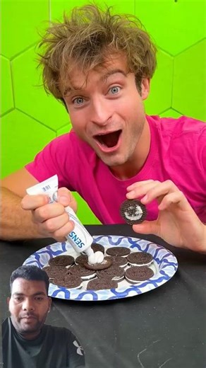 Toothpaste Cookie Prank #challenge #trendingshorts