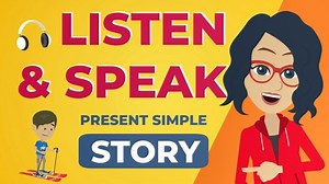 English present simple story listening & speaking | PE