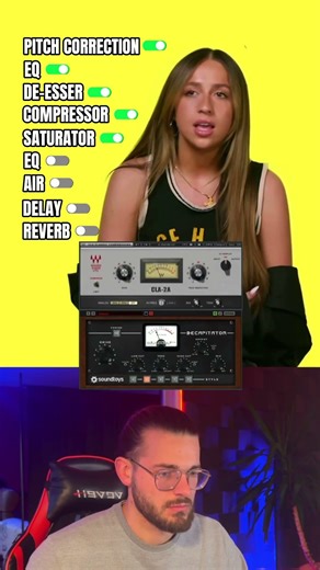 Vocal Chain Idea for Tate McRae #tatemcraeedit #acapella