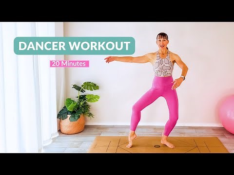 20 Minute Ballet Inspired Pilates Workout | No Equipment Standing Pilates and Barre Workout