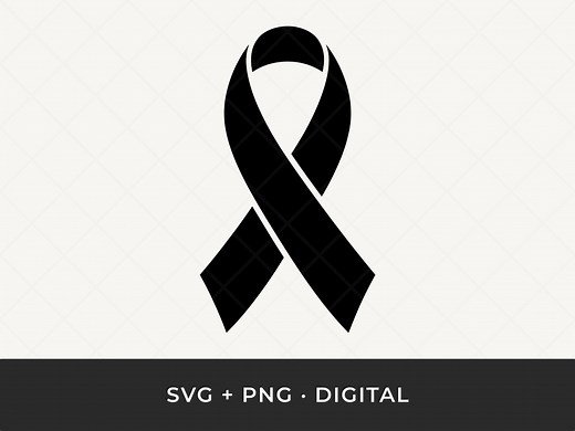 Awareness Ribbon SVG: Cancer Support Clipart, Charity Vector Cut File for Cricut - Etsy