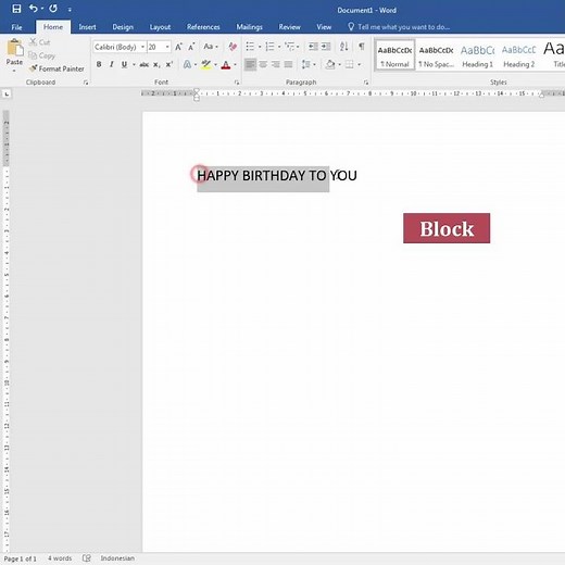 Underline text in Word with Shortcuts #wordtips #wordtutorials #shorts