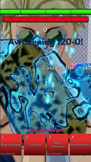 Nanami ABA Combos! (120-0 No Black Flash 😱)#anime #aba #roblox #jjk #nanami #shorts #combo #gaming