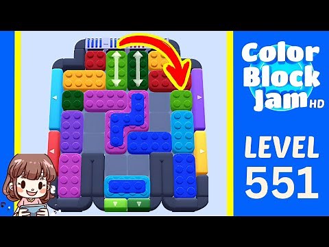 Color Block Jam Level 551 Solution Walkthrough