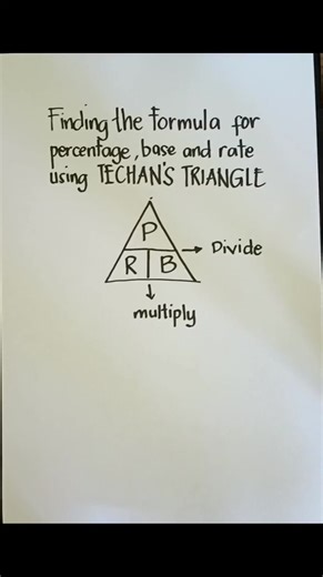 2.9K views · 64 reactions | Just in case you forgot Finding the formula for Percentage, Base and Rate #reels #reelsfb #reelsvideo #reelsviral | Ma'am Sha | Facebook