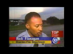 KTRK-TV "13 Eyewitness News Tonight" Tanker Accident report [May 15, 1997]