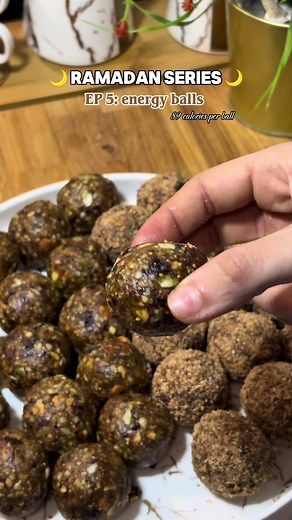 كرات الطاقة الصحية لرمضان: وصفة سهلة ومغذية