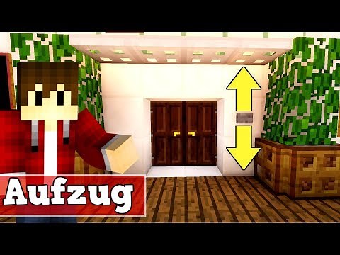Minecraft Aufzug 1.11 und 1.12 | Minecraft Aufzug bauen deutsch