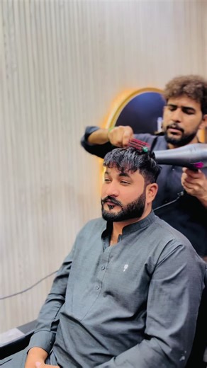 New haircut, new attitude 😎 Beard on point 🔥 Hair styling game strong#fyp #fypシ゚viral #fyppppppppppppppppppppppp #lalamenssalon110💙💙 #usa @Ali_Sagar ❤️ @🤷‍♂️_IT'S_ME_BADSHAH_🤴