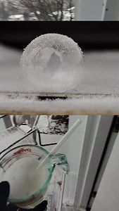 How to make frozen bubbles & photograph them! Recipe: 1 cup warm water | 2 TBSP sugar | 2 TBSP corn syrup | 2 TBSP dish soap. Let it chill for 30 mins! Go out when the snow and wind has stopped and blow the bubbles with a straw. I used a macro 105mm lens with f/11, 1/200, ISO 320 but you don’t have to use a macro lens - try it with any lens you have! #frozenbubbles #macro #creativephotography #macrobubbles #winterstorm #kidactivity #funphotography | Nancy Smiley Photography