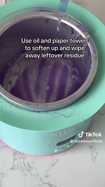 FAQ: How to clean your Pro Wax Warmer ✨🧼 Save this post for later 🙌🏼 #sliickwax #walmartbeauty #athomewaxing #satisfying #cleaning #cleaningtiktok #cleaninghacks