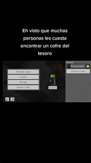 Cómo encontrar cofres del tesoro en Minecraft Bedrock
