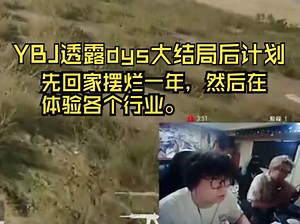 YBJ透露dys大结局后计划，先回家摆烂一年，然后在 体验各个行业。