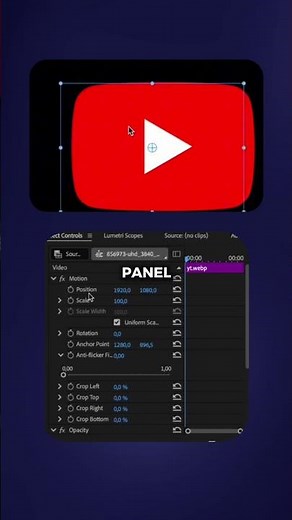 Premiere Pro Transform/Motion Controls #premierepro #videoediting #tutorial