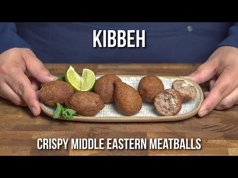 How to make Kibbeh - CRISPY Middle Eastern meatballs