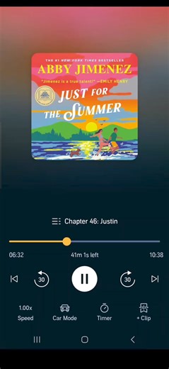 13K views · 340 reactions | 13 weeks on the NYT best seller list and #12 in audio books, staying on the audio best seller list for the 3rd month in a row ❤️ #justforthesummer | Abby Jimenez | Facebook