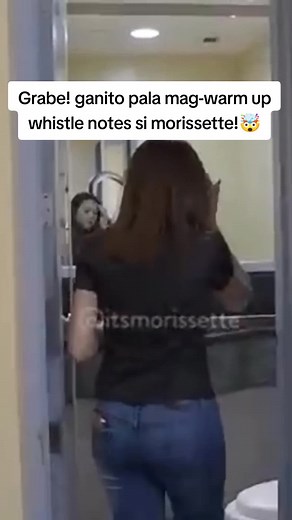 Morissette's Whistle Notes Warm Up Performance