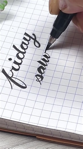 MARIANE | Planning, Self-Care & Everyday Joys on Instagram: "Happy Saturday. Enjoy your weekend ahead. Marker: Tombow Fudenosuke brush tip marker Paper: Rhodia A4 90gsm notepad"