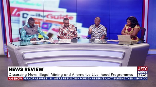 News Review on AM Show is live with Emefa Adeti and Samuel Kojo Brace on the JoyNews channel. | JoyNews