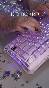 16K views · 351 reactions |  @gravastar Mercury V75- HE Magnetic Switch RGB Gaming Keyboard （8000Hz Polling Rate, 0.005mm RT Precision, 256K Scan Rate） GravaStar x Gateron Magnetic Jade Pro Switch Mercury M1 Pro Special Edition - Lavender Purple Mouse Link in bio . . . . Is this your vibe? Getting addicted to keebs tapping sounds. Crazy obsessive satisfying keebs. #asmr #gravastar #keyboard #customkeyboard #keycaps | Xiao Guo | Facebook