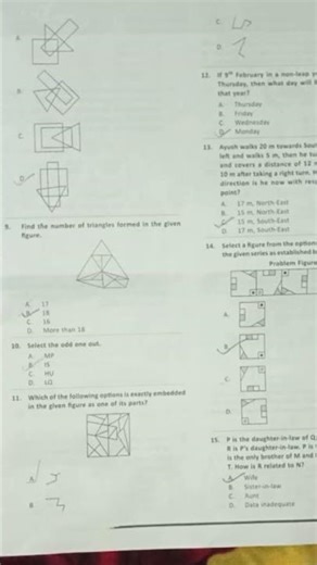 Logical Reasoning Answers #olympiad #nso #sof #questions#viral #practice
